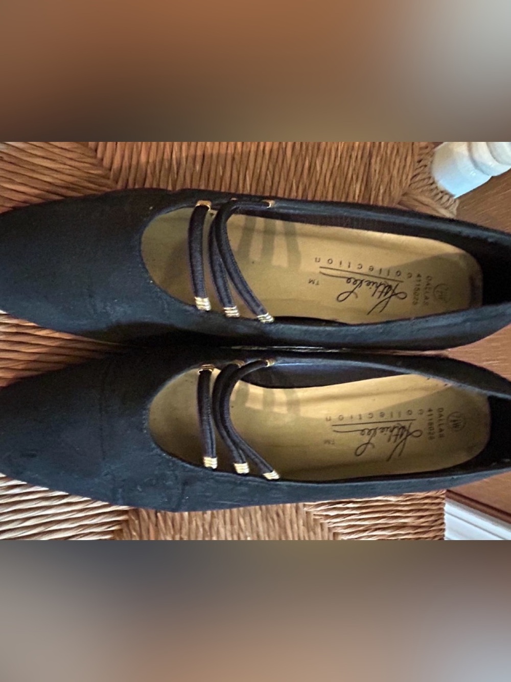 Kathie Lee Black Womens Slip-On Loafers